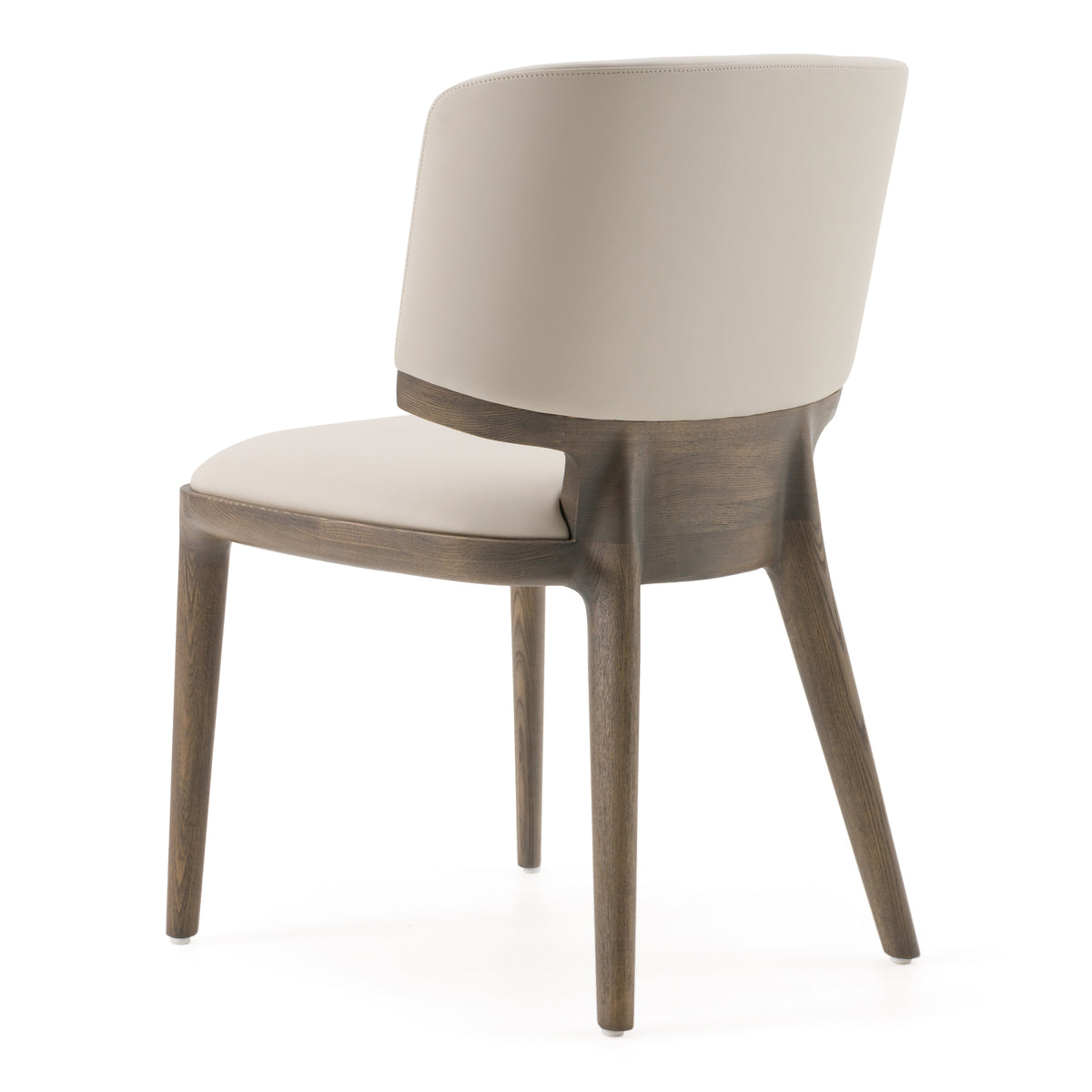 Stanley Contemporary Grey Leatherette and Grey Ash Dining Chair (Set of 2) by VIG Furniture - View 2