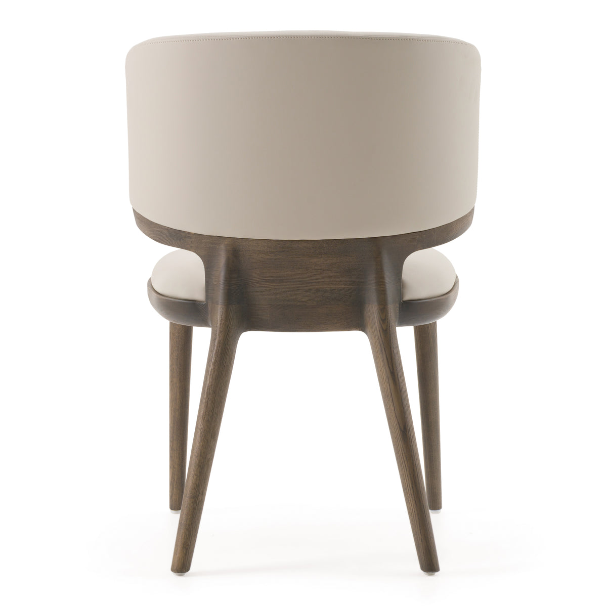 Stanley Contemporary Grey Leatherette and Grey Ash Dining Chair (Set of 2) by VIG Furniture - View 3