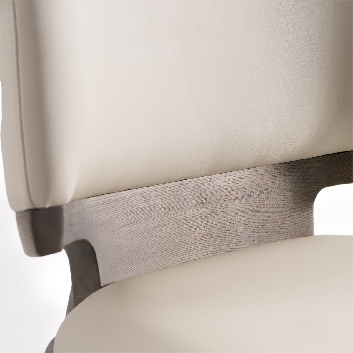 Stanley Contemporary Grey Leatherette and Grey Ash Dining Chair (Set of 2) by VIG Furniture - View 4