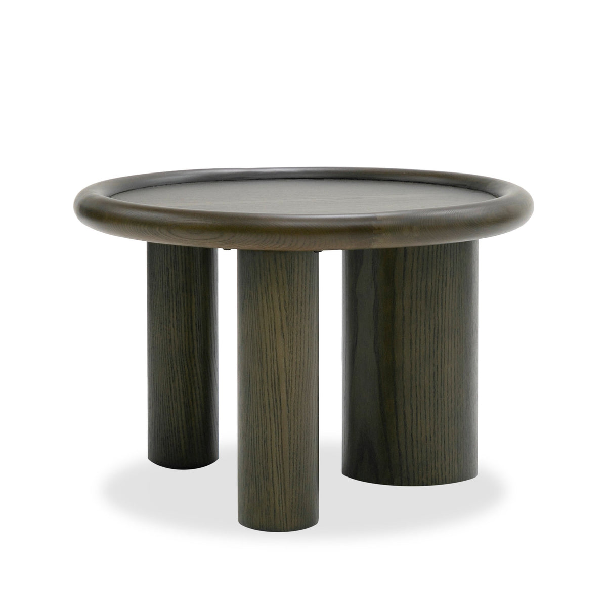 Strauss - Contemporary Brown Ash Round Nesting Table Set by VIG Furniture - View 4