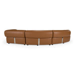 Stuart - Contemporary Brown Leather Left Facing Chaise Sectional Sofa by VIG Furniture - View 9