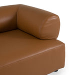 Stuart - Contemporary Brown Leather Left Facing Chaise Sectional Sofa by VIG Furniture - View 11