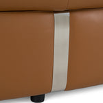 Stuart - Contemporary Brown Leather Left Facing Chaise Sectional Sofa by VIG Furniture - View 10