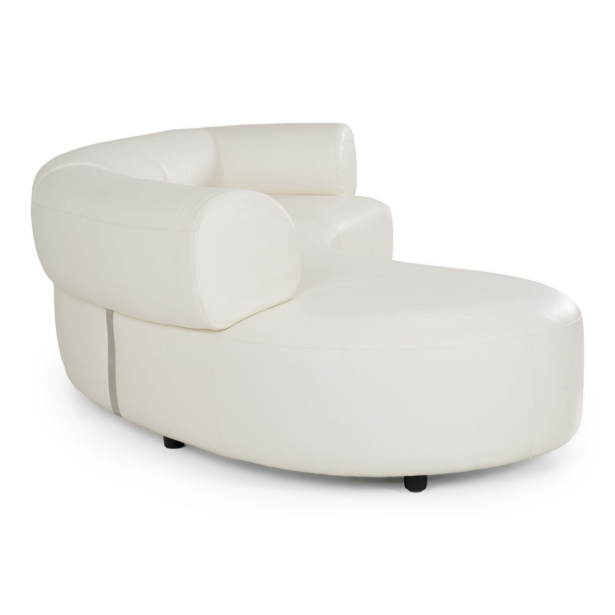 Stuart - Contemporary White Leather Left Facing Chaise Sectional Sofa by VIG Furniture - View 8