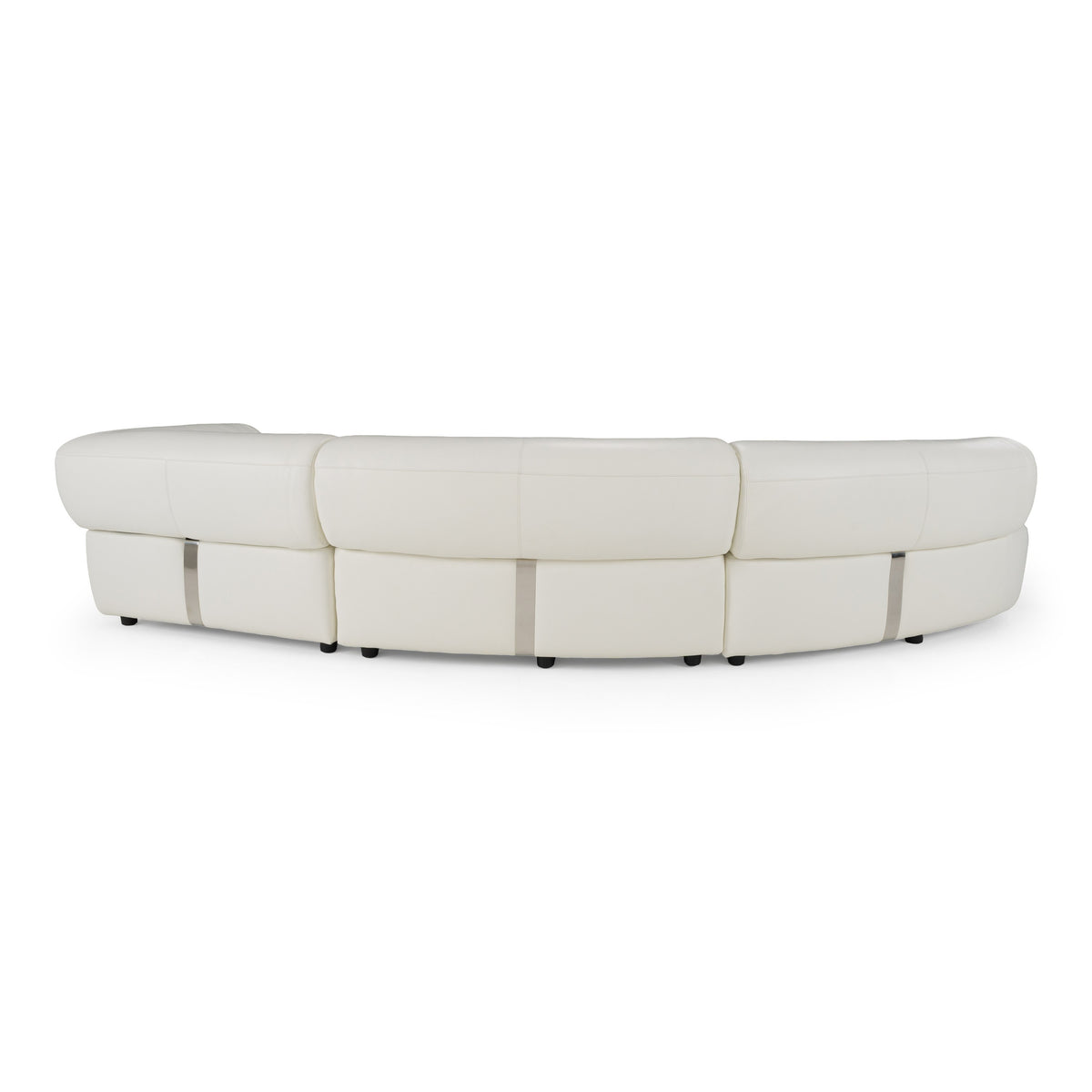 Stuart - Contemporary White Leather Left Facing Chaise Sectional Sofa by VIG Furniture - View 9
