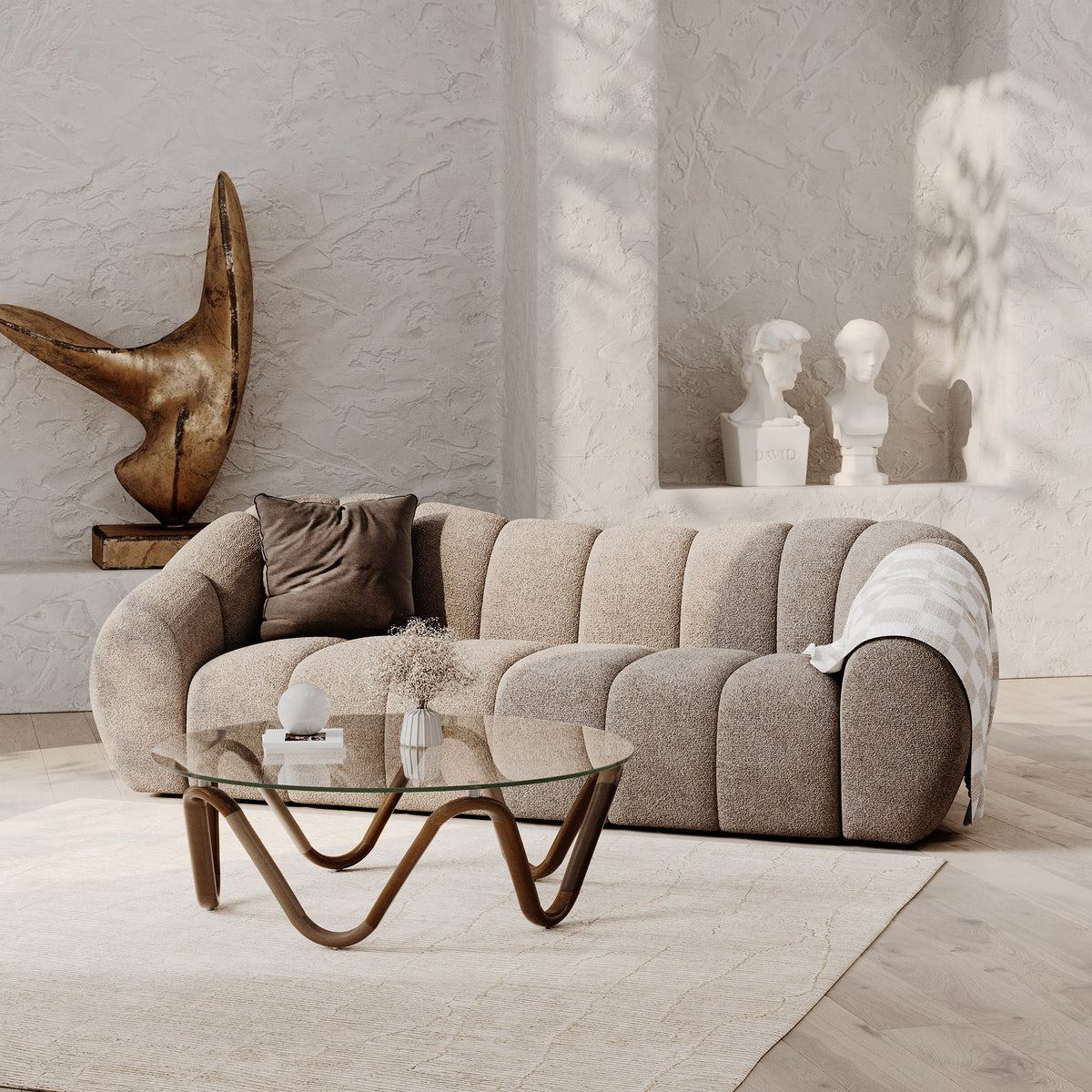 Suki - Modern Taupe Fabric Sofa by VIG Furniture - View 5