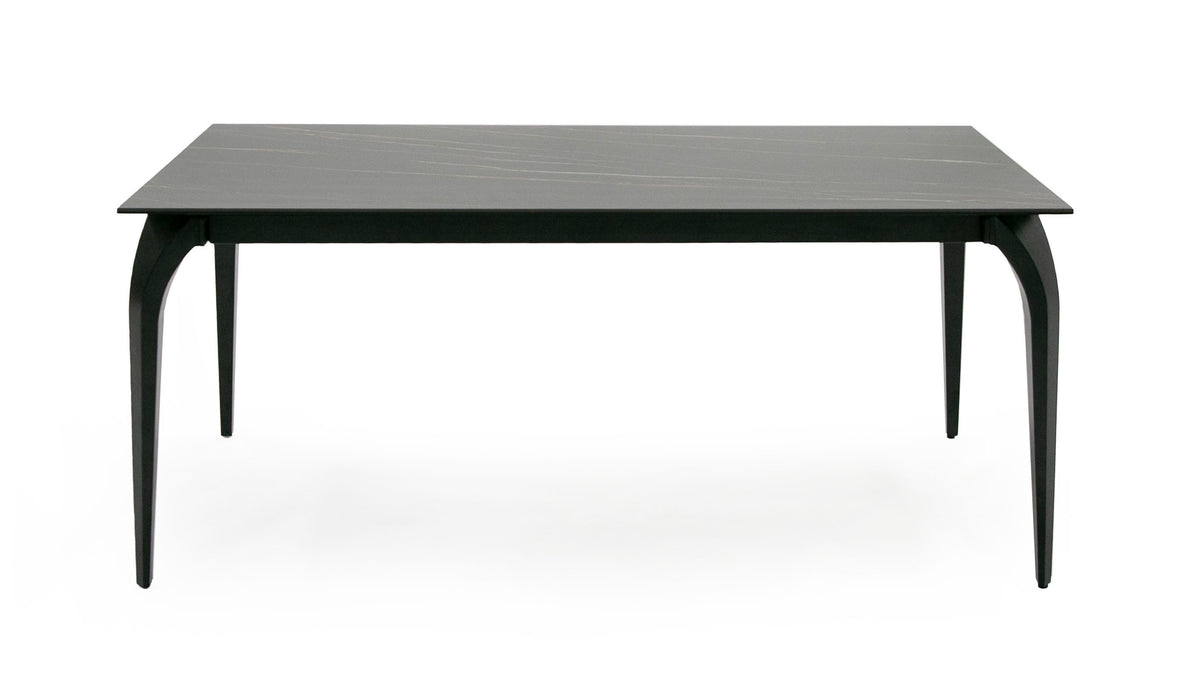 Suri - Modern Black Ceramic Extendable 71"/94.5" Dining Table by VIG Furniture - View 8
