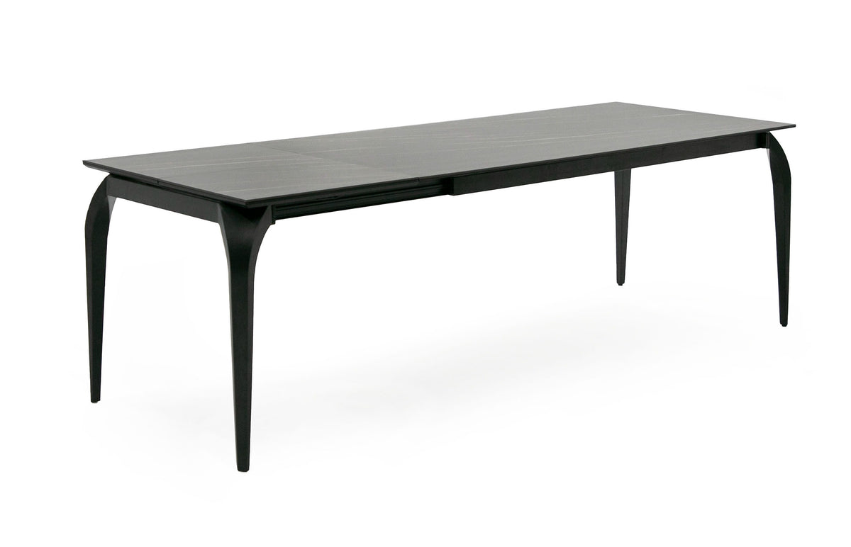 Suri - Modern Black Ceramic Extendable 71"/94.5" Dining Table by VIG Furniture - View 6