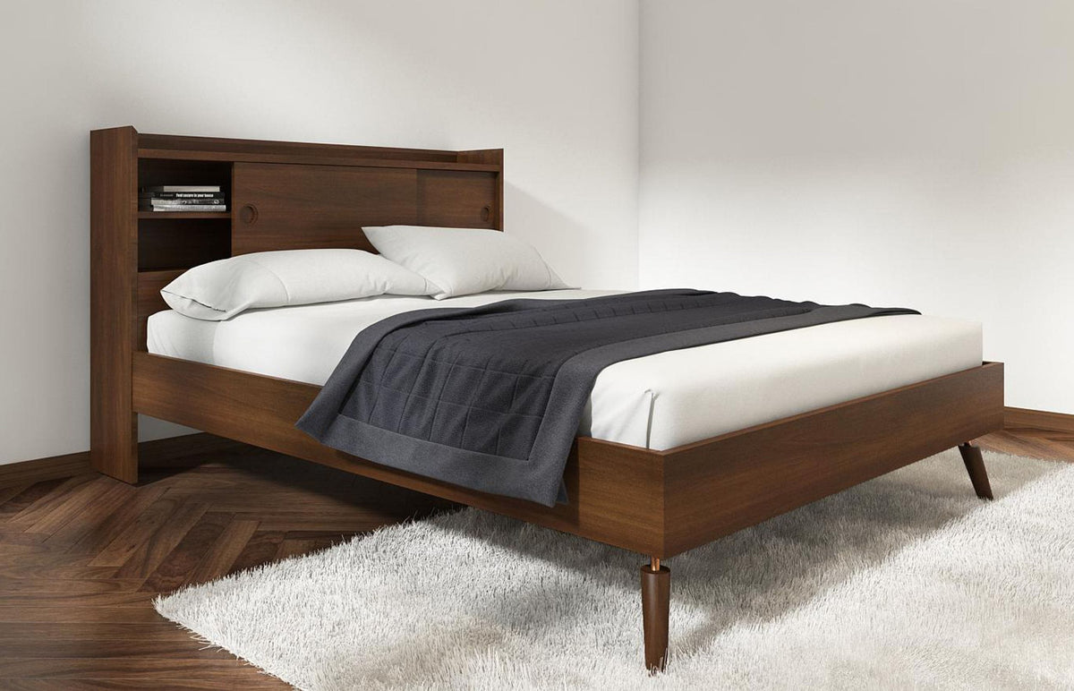 Sutton - Queen Mid-Century Elisa Acacia Wood Bed by VIG Furniture - View 5