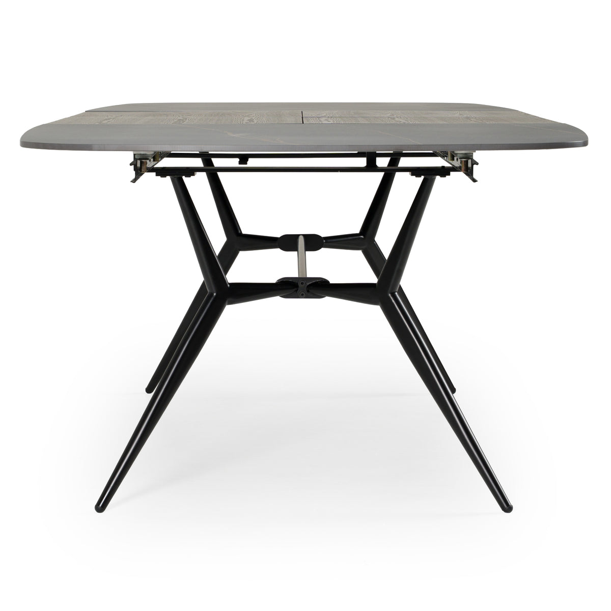 Suzie - Modern Ceramic + Black Ash Extendable Dining Table by VIG Furniture - View 5