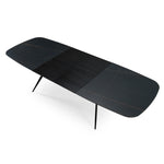 Suzie - Modern Ceramic + Black Ash Extendable Dining Table by VIG Furniture - View 6