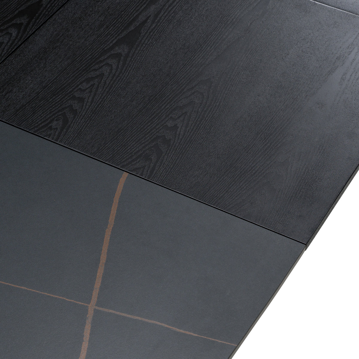 Suzie - Modern Ceramic + Black Ash Extendable Dining Table by VIG Furniture - View 8