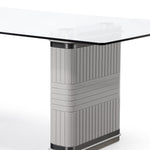 T2397 - Glass + White + Gold Dining Table by VIG Furniture - View 6