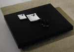 T35 - Modern Black Genuine Leather Sectional Sofa with Light by VIG Furniture - View 5