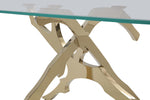 Legend Modern Glass & Gold Dining Table by VIG Furniture - View 2