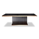 Talin Modern Black Crocodile & Rosegold Dining Table by VIG Furniture - View 1