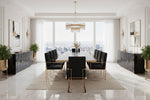 Talin Modern Black Crocodile & Rosegold Buffet by VIG Furniture - View 10