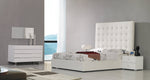 Lyrica - White Leatherette With Crystals Bed by VIG Furniture - View 1
