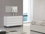 Lyrica - White Leatherette With Crystals Bed by VIG Furniture - View 2