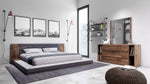 Jagger Modern Dark Grey & Walnut Bed by VIG Furniture - View 9