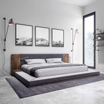 Jagger Modern Dark Grey & Walnut Bed by VIG Furniture - View 8