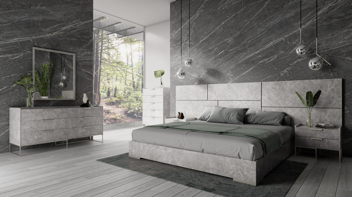 Marbella - Italian Modern Grey Marble Dresser by VIG Furniture - View 2