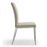 Taryn - Modern Light Grey + Stainless Steel Dining Chair (Set of 2) by VIG Furniture - View 9