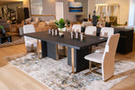 Tasha - Modern Black Ash + Brushed Gold Rectangular Dining Table by VIG Furniture - View 16