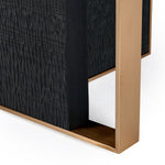 Tasha - Modern Black Ash + Brushed Gold Rectangular Dining Table by VIG Furniture - View 8