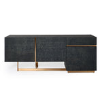 Tasha - Modern Black Ash + Brushed Gold Buffet by VIG Furniture - View 1