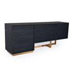 Tasha - Modern Black Ash + Brushed Gold Buffet by VIG Furniture - View 7