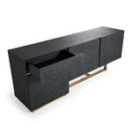 Tasha - Modern Black Ash + Brushed Gold Buffet by VIG Furniture - View 8