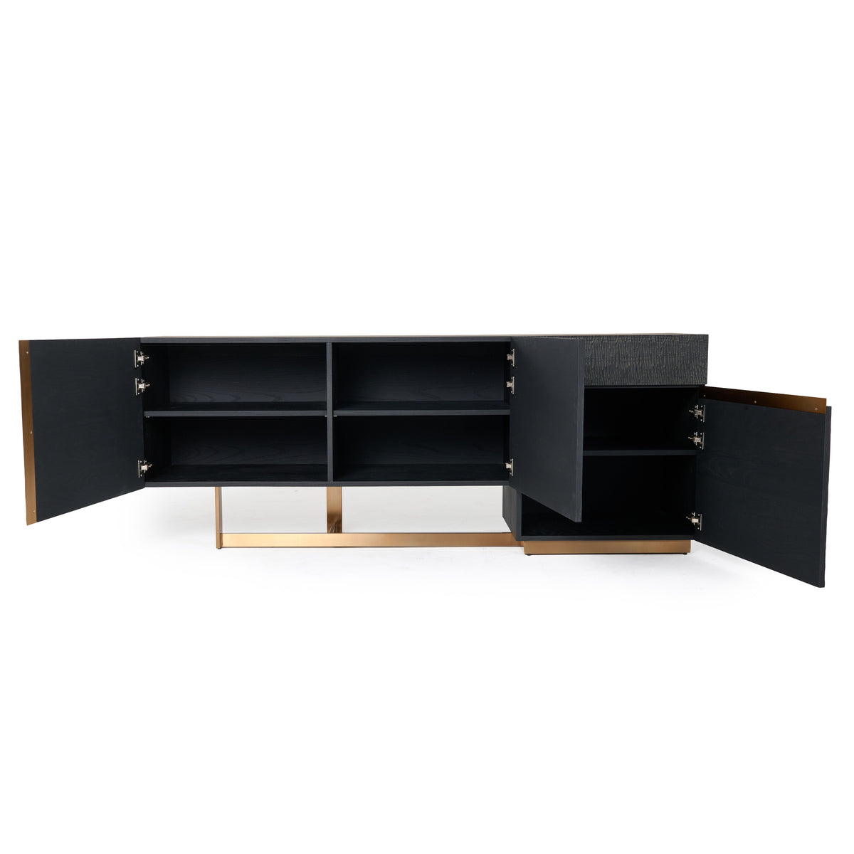 Tasha - Modern Black Ash + Brushed Gold Buffet by VIG Furniture - View 9