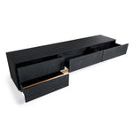 Tasha - Modern Black Ash + Brushed Gold TV Stand by VIG Furniture - View 8