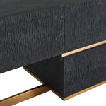 Tasha - Modern Black Ash + Brushed Gold TV Stand by VIG Furniture - View 10