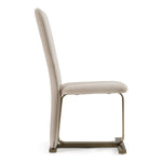 Tasha - Modern Beige Velvet + Brushed Brass Dining Chair (Set of 2) by VIG Furniture - View 4
