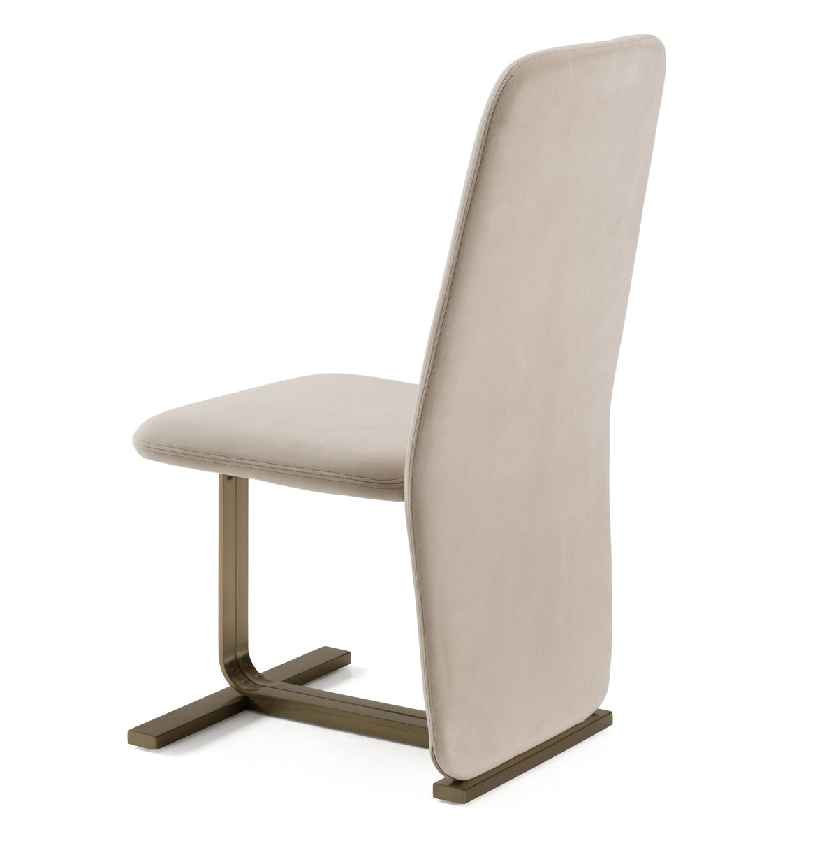 Tasha - Modern Beige Velvet + Brushed Brass Dining Chair (Set of 2) by VIG Furniture - View 9