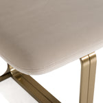 Tasha - Modern Beige Velvet + Brushed Brass Dining Chair (Set of 2) by VIG Furniture - View 7