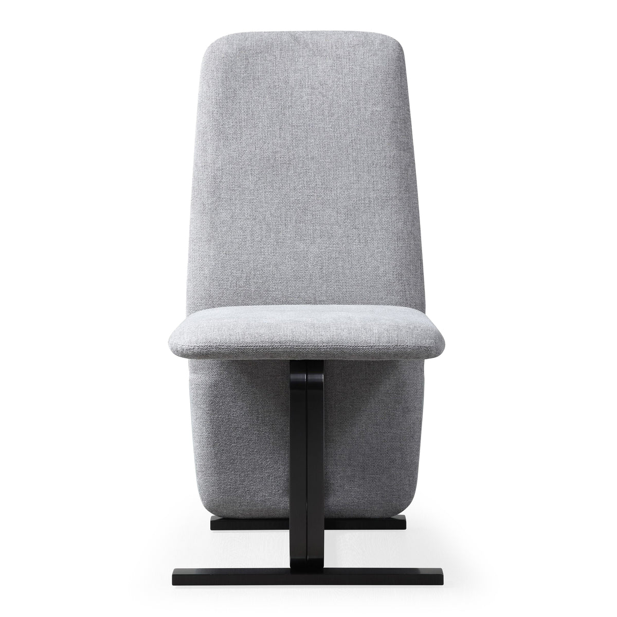 Tasha - Modern Grey Linen + Brushed Gunmetal Dining Chair (Set of 2) by VIG Furniture - View 2