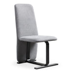 Tasha - Modern Grey Linen + Brushed Gunmetal Dining Chair (Set of 2) by VIG Furniture - View 1