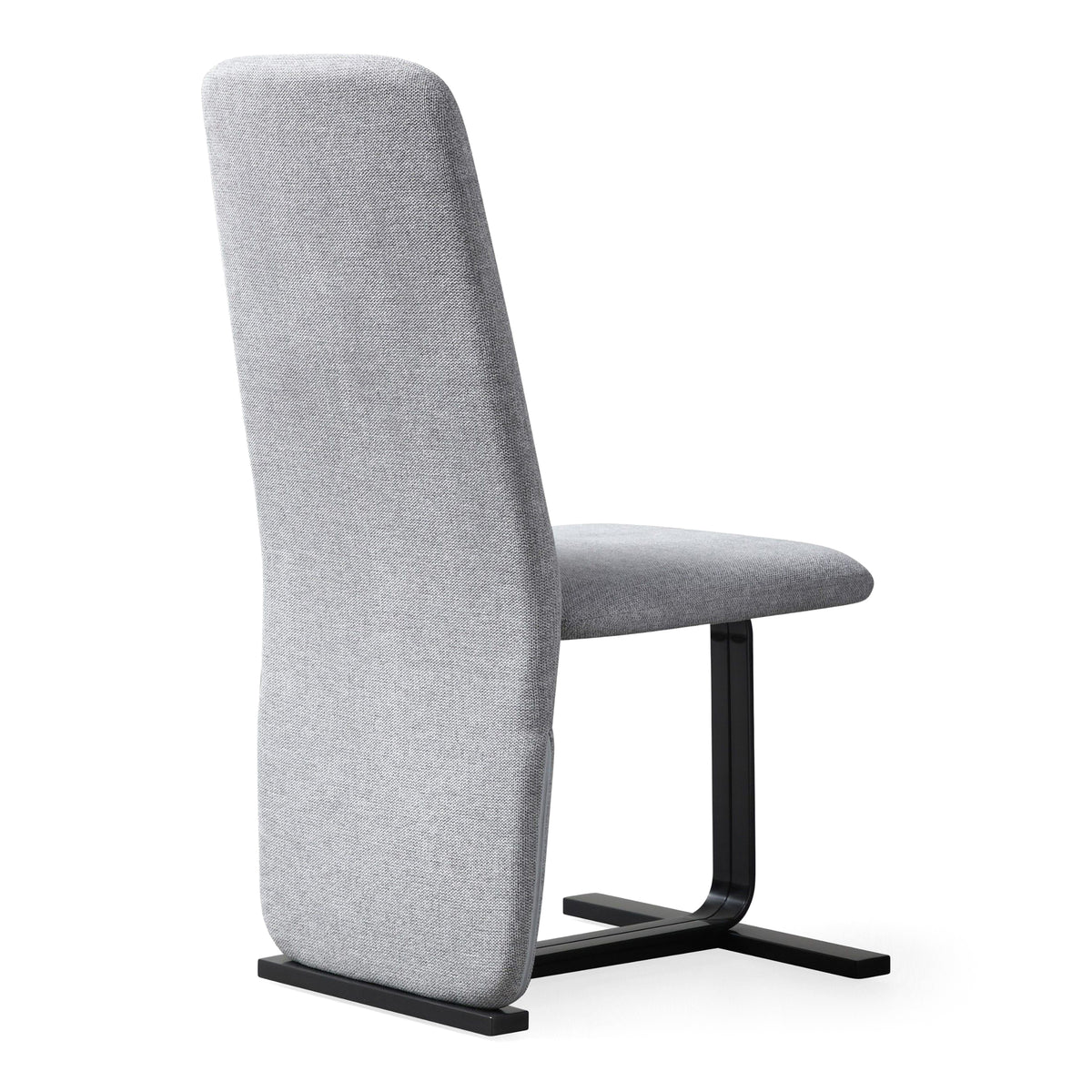 Tasha - Modern Grey Linen + Brushed Gunmetal Dining Chair (Set of 2) by VIG Furniture - View 4