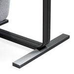 Tasha - Modern Grey Linen + Brushed Gunmetal Dining Chair (Set of 2) by VIG Furniture - View 5