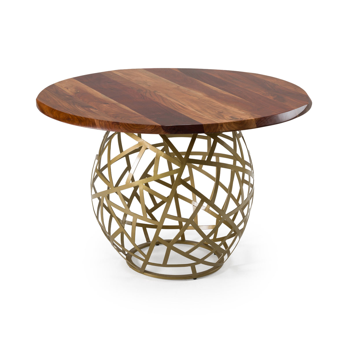 Taylor - Round 47" Live Edge Dining Table by VIG Furniture - View 2