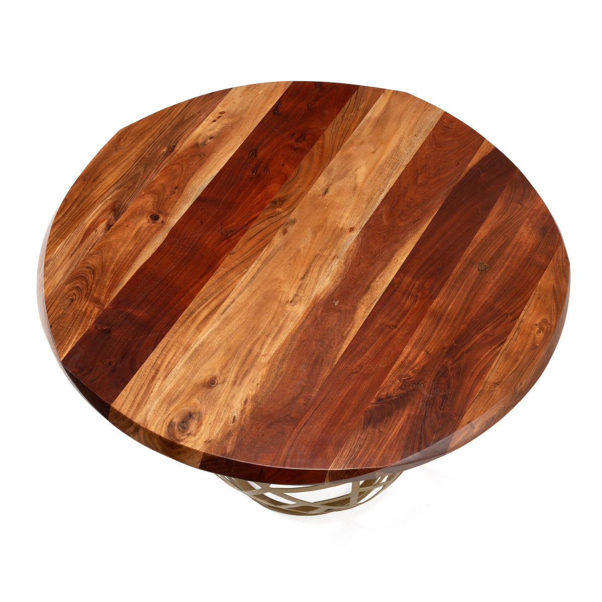 Taylor - Round 47" Live Edge Dining Table by VIG Furniture - View 3