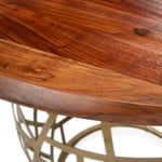 Taylor - Round 47" Live Edge Dining Table by VIG Furniture - View 4