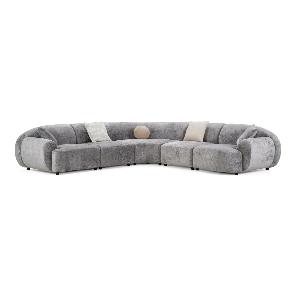 Terra - Modern Grey Fabric Sectional Sofa by VIG Furniture - View 1