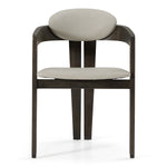 Thorne Light Grey and Dark Grey Arm Dining Chair by VIG Furniture - View 2