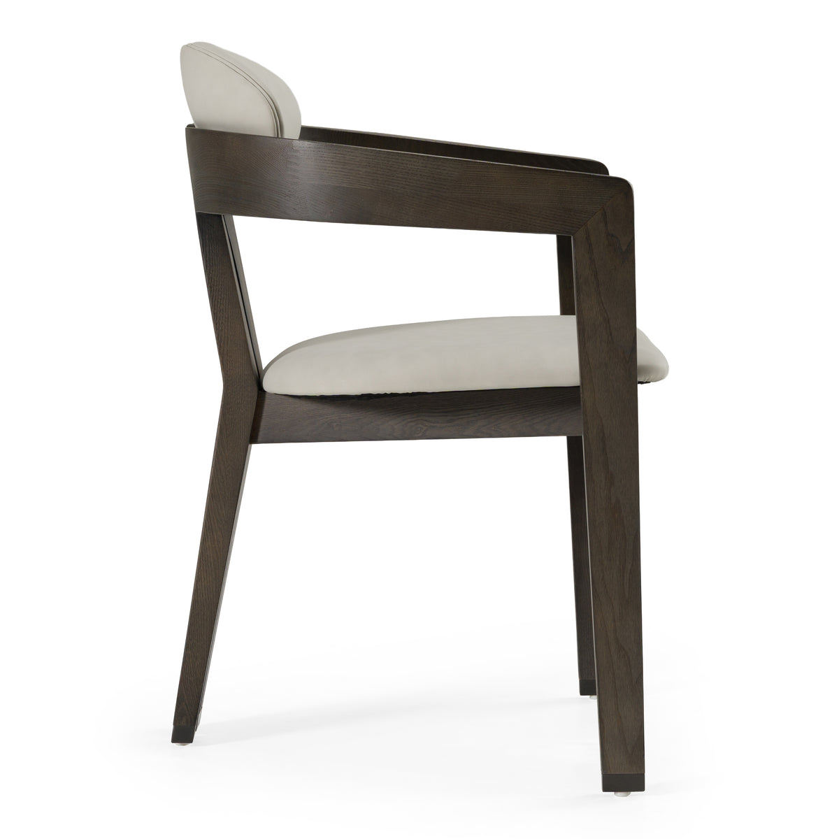 Thorne Light Grey and Dark Grey Arm Dining Chair by VIG Furniture - View 3