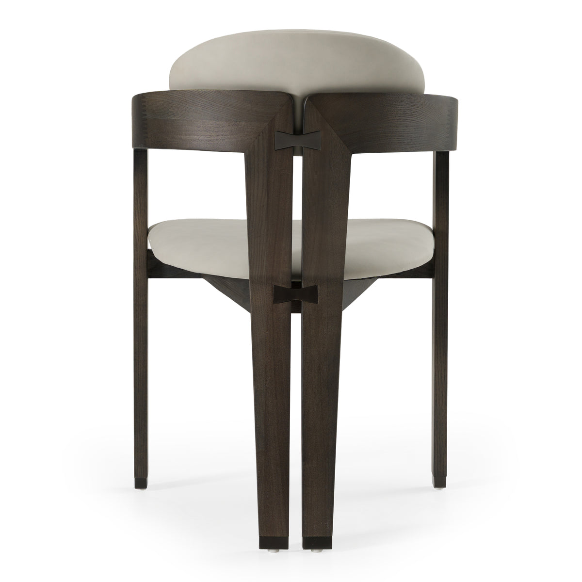 Thorne Light Grey and Dark Grey Arm Dining Chair by VIG Furniture - View 4