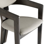 Thorne Light Grey and Dark Grey Arm Dining Chair by VIG Furniture - View 6